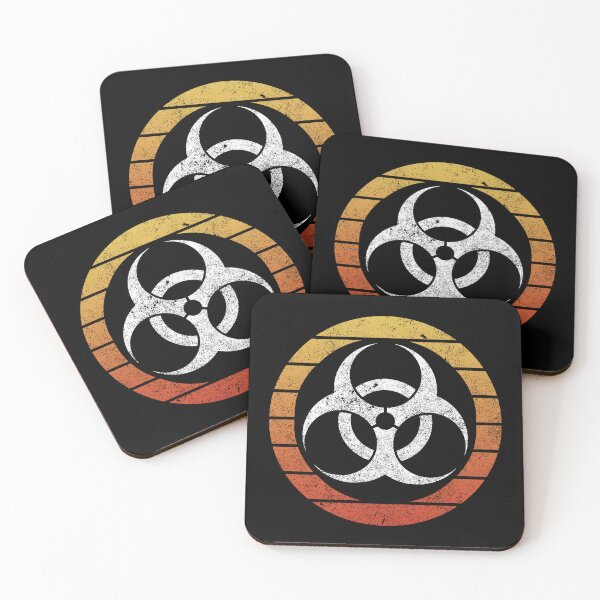 Item preview, Biohazard symbol over radioactive sunset designed and sold by Dreamakerstudio.