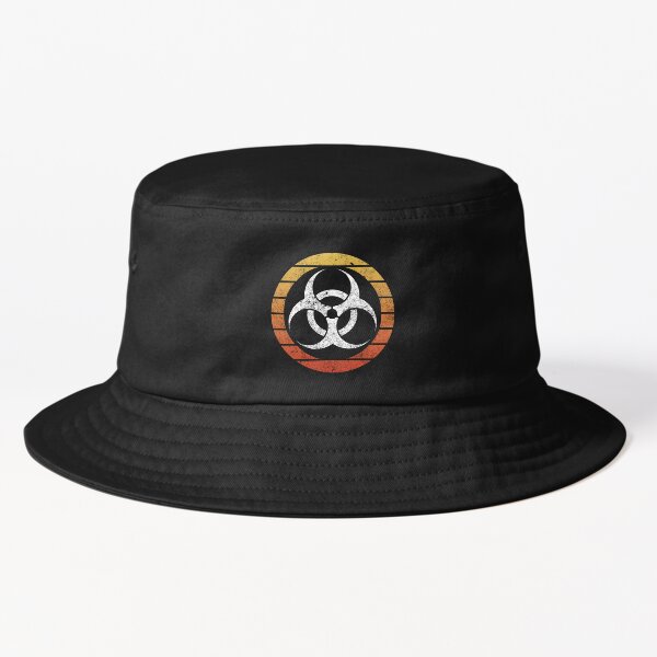 Artikel-Vorschau von Biohazard-Symbol über radioaktivem Sonnenuntergang, designt und verkauft von Dreamakerstudio.