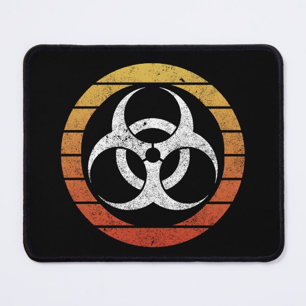 Item preview, Biohazard symbol over radioactive sunset designed and sold by Dreamakerstudio.