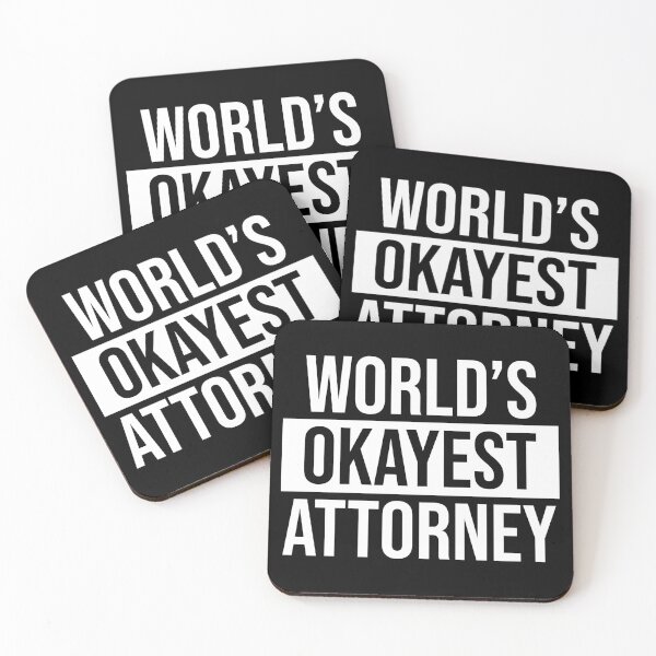 Item preview, World's Okayest Attorney designed and sold by Adel Qasem.