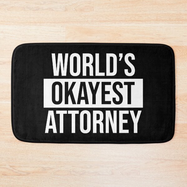 Item preview, World's Okayest Attorney designed and sold by Adel Qasem.
