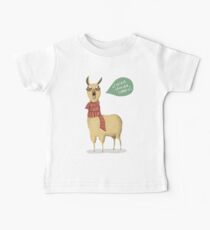Holiday Llama Baby Tee