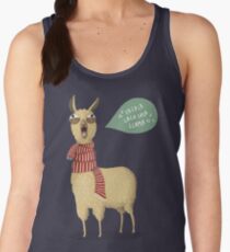 Holiday Llama Women's Tank Top