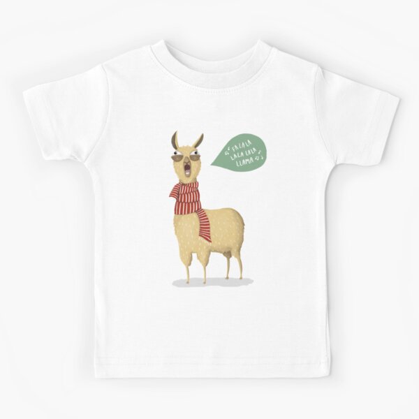 Christmas holiday Llama Kids T-Shirt