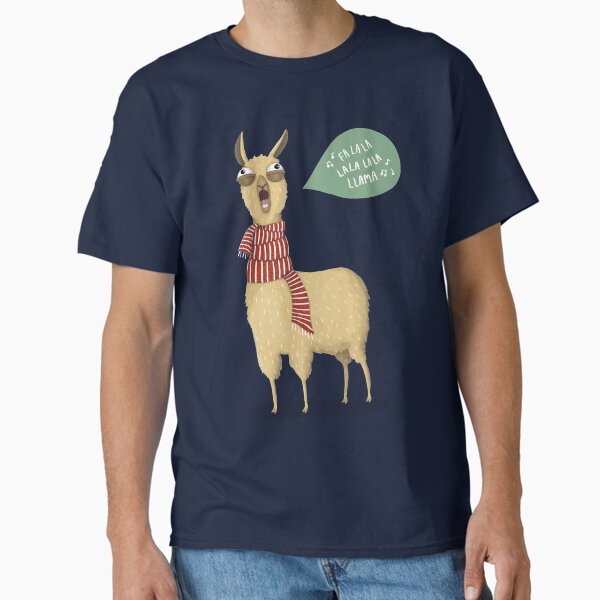 Weihnachtsferien-Lama Classic T-Shirt