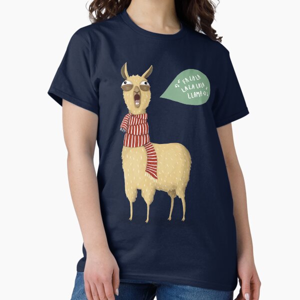 Christmas holiday Llama Classic T-Shirt