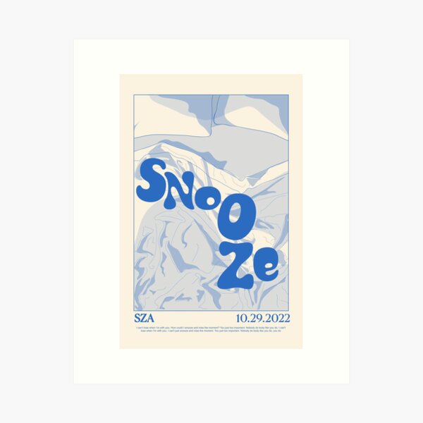 Aperçu de l'œuvre Inspiré de l'esthétique SZA Poster créée et vendue par Chloelineberg.