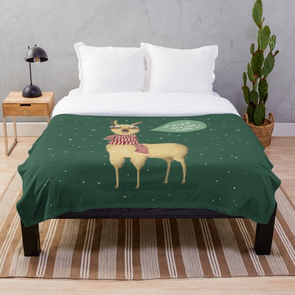 Item preview, Christmas holiday Llama designed and sold by agrapedesign.