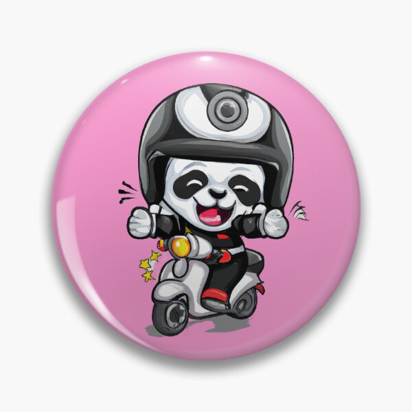 Item preview, motorcycle rider panda  designed and sold by Srfdesign.
