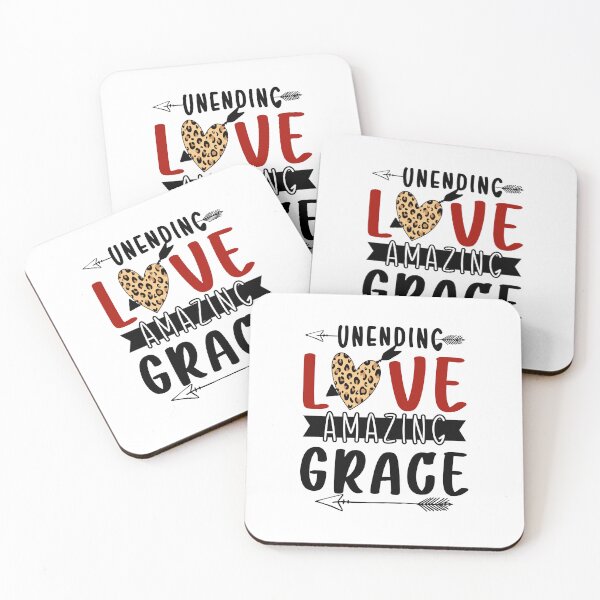 Item preview, Unending Love Amazing Grace Text Graphic designed and sold by PBJArt.