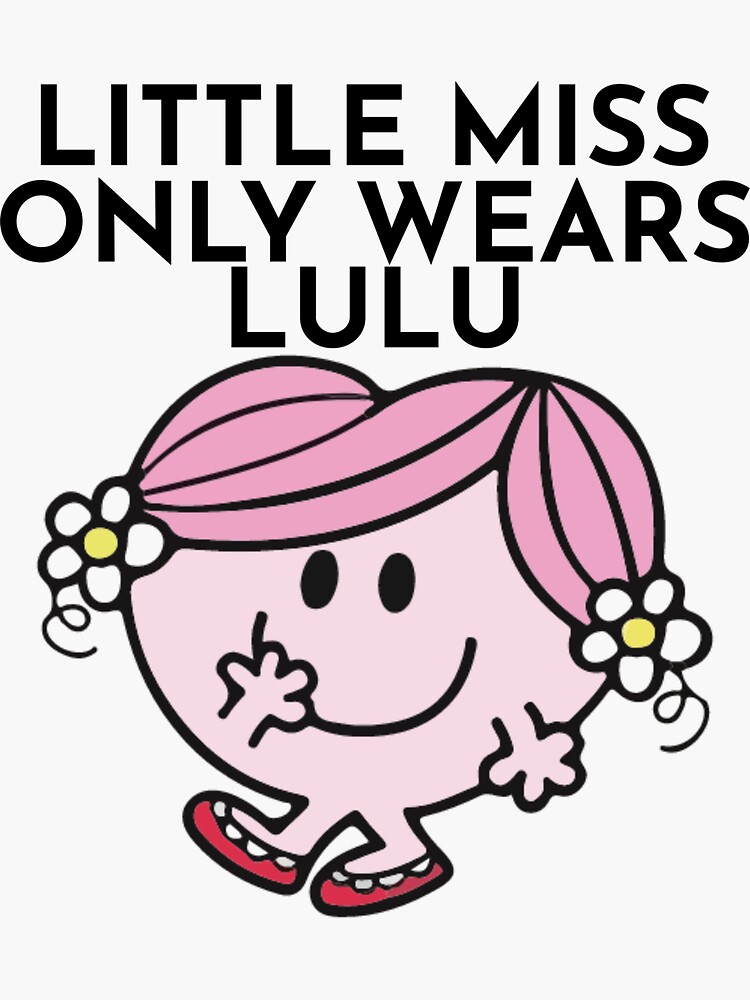 Preppy Nude Lulu Logo Sticker for Sale by Simplyjwdesigns