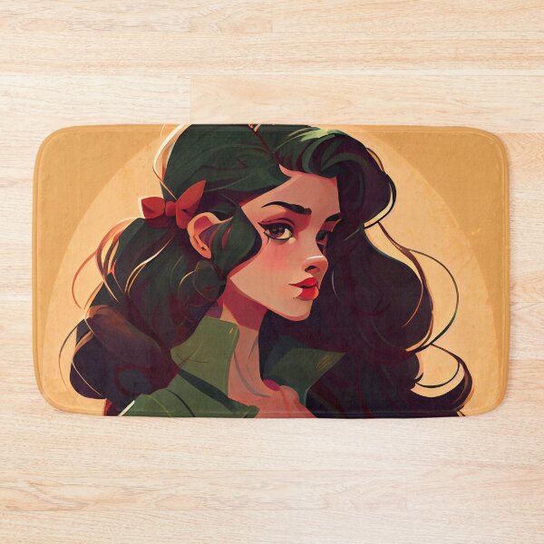 Item preview, Flat Cartoon of Modern Female Character Digital Painting designed and sold by CodeAndColors.