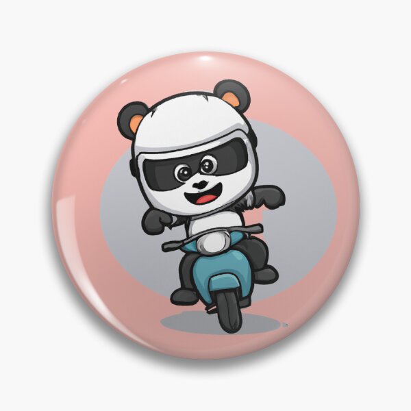 Item preview, motorcycle rider panda  designed and sold by Srfdesign.