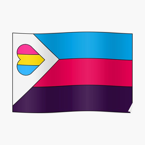 New Polyamory Flag Pansexual Poster