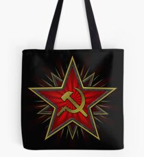 Bolsa de tela Cartel soviético de martillo y hoz 4