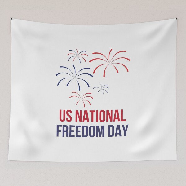 Item preview, USA National Freedom Day  designed and sold by The Happiness Market .