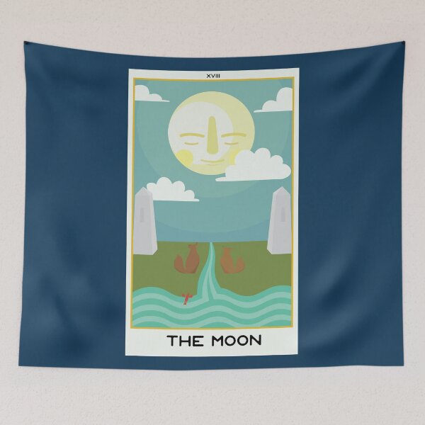 Item preview, The Moon Tarot Card designed and sold by Carla Jacobs.