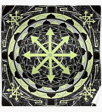 Chaosstern Mandala 23 Poster