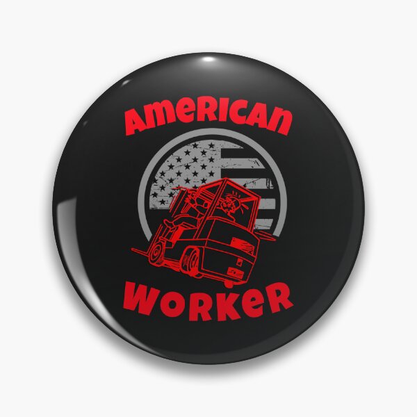Artikelvorschau, Gabelstaplerfahrer, amerikanischer Arbeiter R entworfen und verkauft von TeamsterLife.