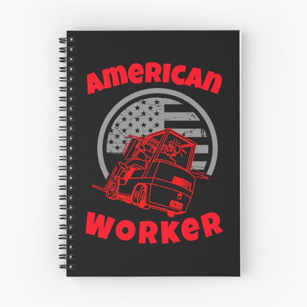 Artikelvorschau, Gabelstaplerfahrer, amerikanischer Arbeiter R entworfen und verkauft von TeamsterLife.