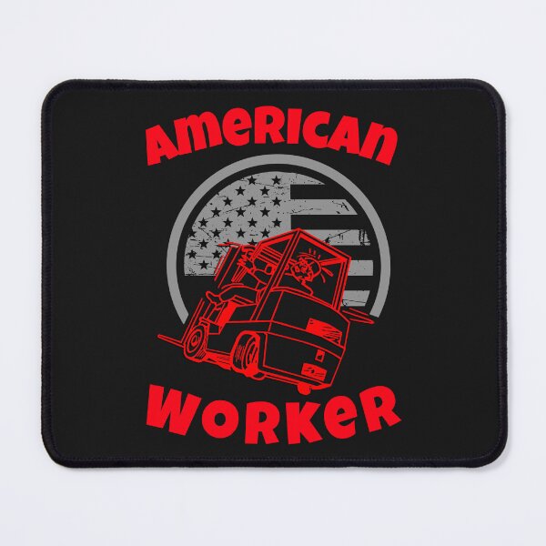 Item preview, Forklift Operator, American Worker R designed and sold by TeamsterLife.