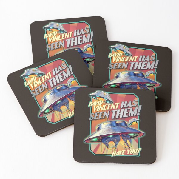 Item preview, David Vincent has seen them - HAVE YOU? THE INVADERS - Flying Saucer UFO - Vintage Art designed and sold by RetroTeeStudio.