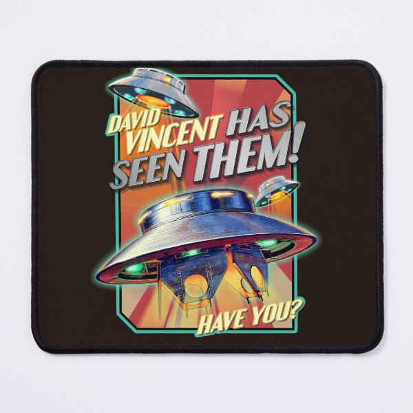 Item preview, David Vincent has seen them - HAVE YOU? THE INVADERS - Flying Saucer UFO - Vintage Art designed and sold by RetroTeeStudio.