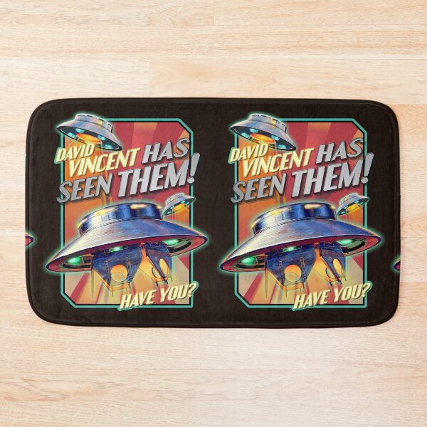 Item preview, David Vincent has seen them - HAVE YOU? THE INVADERS - Flying Saucer UFO - Vintage Art designed and sold by RetroTeeStudio.