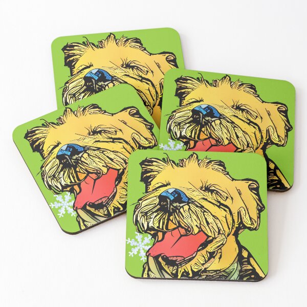 Item preview, Winter Terrier designed and sold by ZapandZam.