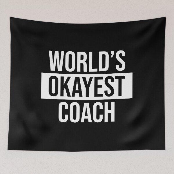 Item preview, World's Okayest Coach designed and sold by Adel Qasem.