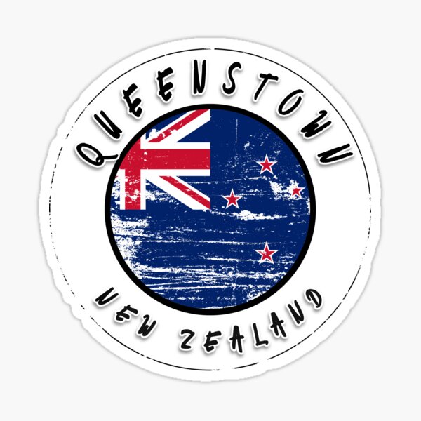 Item preview, Queenstown New Zealand Vintage designed and sold by TravelPenguin.