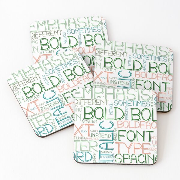 Item preview, Bold Wordcloud designed and sold by aiartoday.