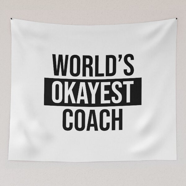 Item preview, World's Okayest Coach designed and sold by Adel Qasem.