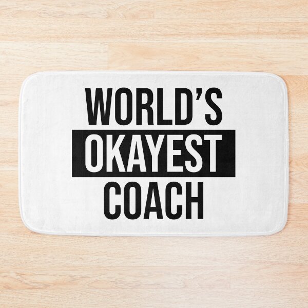 Item preview, World's Okayest Coach designed and sold by Adel Qasem.