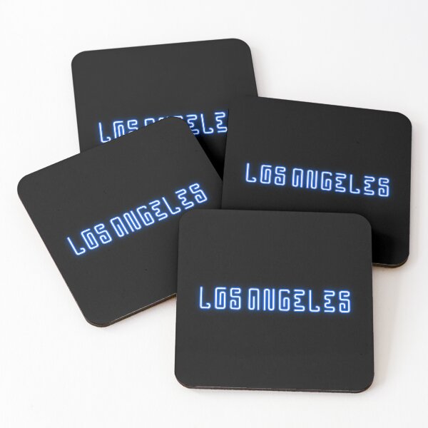 Item preview, Los Angeles / Neon Effect / Blue designed and sold by PEK1787.