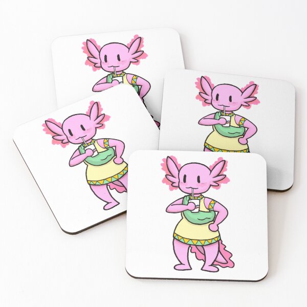 Item preview, Axolotl Happy Cute Salamander designed and sold by ABZDesigner.