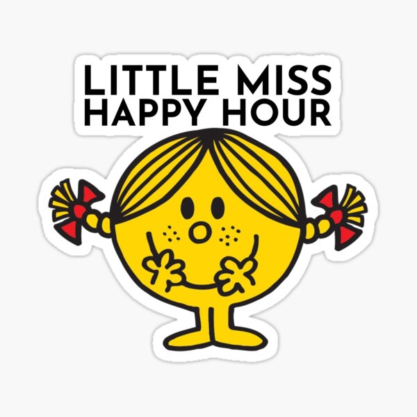 Item preview, Little Miss Happy Hour designed and sold by BoldNFresh.