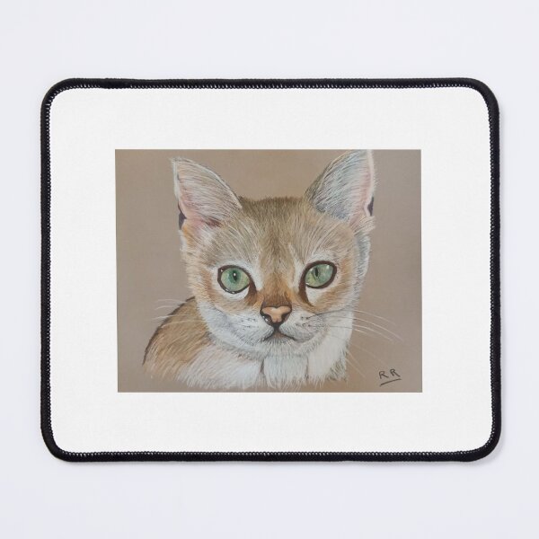 Item preview, Singapura cat original pastel drawing designed and sold by ROXANEDS.