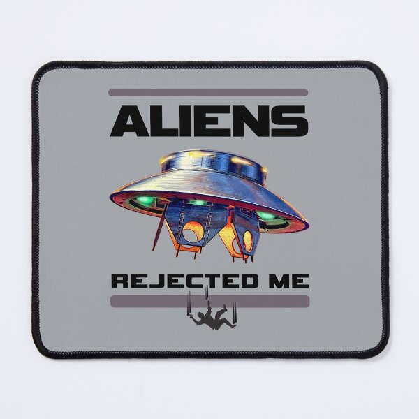 Item preview, Aliens Rejected Me - Alien Abduction Fail - Flying Saucer UFO - Funny Vintage Art designed and sold by RetroTeeStudio.