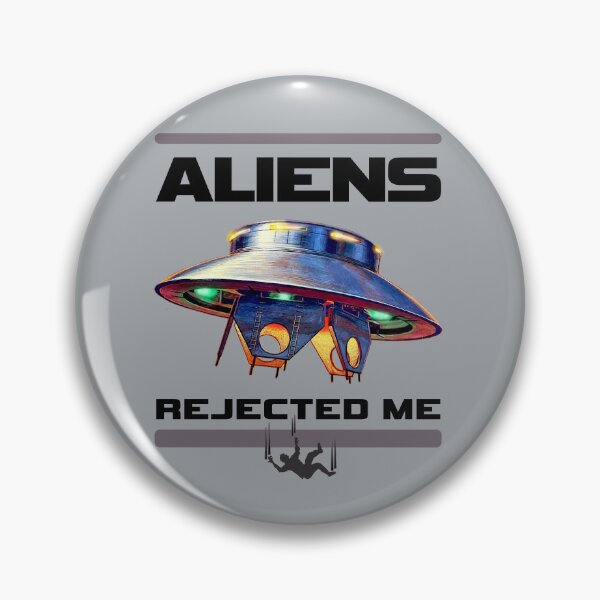 Item preview, Aliens Rejected Me - Alien Abduction Fail - Flying Saucer UFO - Funny Vintage Art designed and sold by RetroTeeStudio.