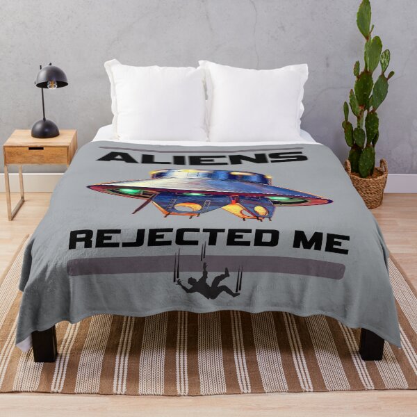 Item preview, Aliens Rejected Me - Alien Abduction Fail -  Flying Saucer UFO - Funny Vintage Art designed and sold by RetroTeeStudio.