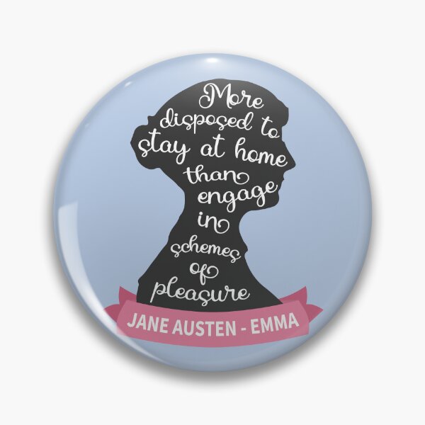 Item preview, Emma Quote IV - Jane Austen Silhouette designed and sold by Lemon Pepper.