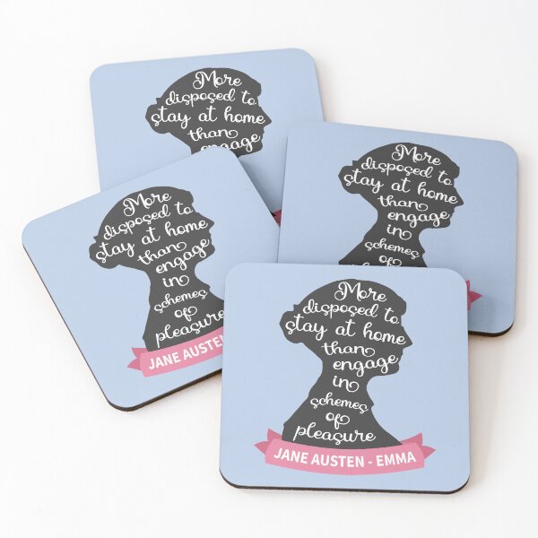 Item preview, Emma Quote IV - Jane Austen Silhouette designed and sold by Lemon Pepper.