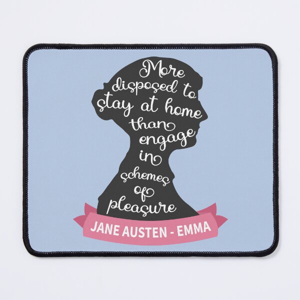 Item preview, Emma Quote IV - Jane Austen Silhouette designed and sold by Lemon Pepper.
