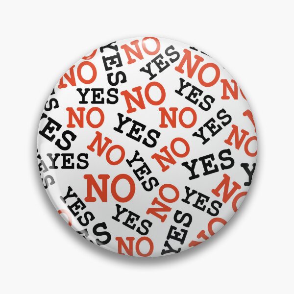 Item preview, Yes or No designed and sold by UA-Shirts.