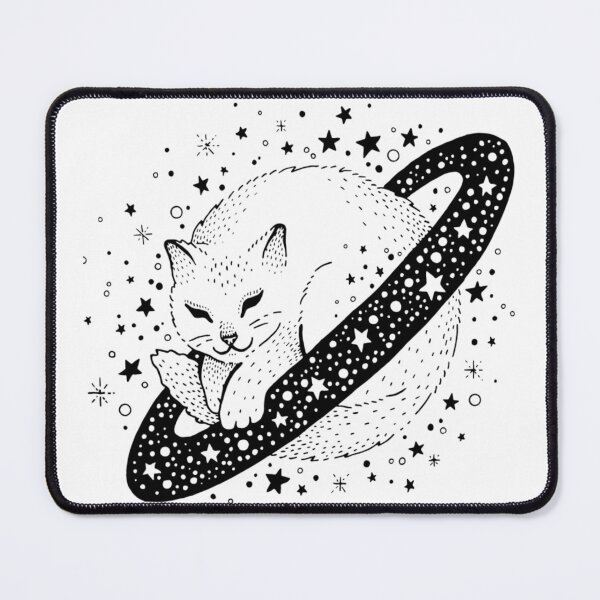 Item preview, space cat designed and sold by AwfullyCrafty.