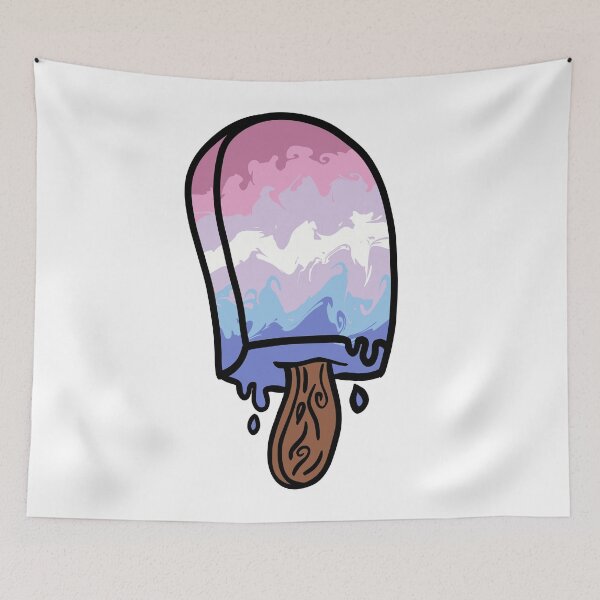 Item preview, Bigender Pride Popsicle designed and sold by NerdyCupcake559.
