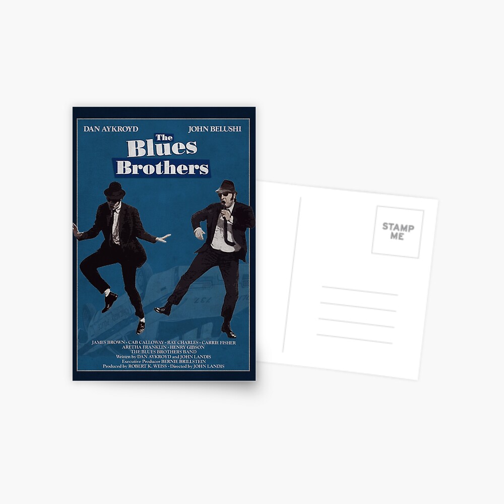 "Blues Brothers" Postcard by KKcreative Redbubble