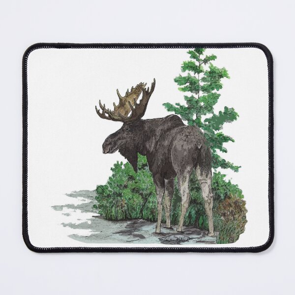 Item preview, Moose watercolor  designed and sold by Saltypro.