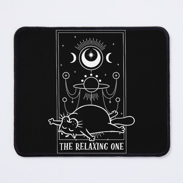 Item preview, Funny The Relaxing One Tarot Card A Cat Tarot Cartomancy Fan designed and sold by Nessshirts.